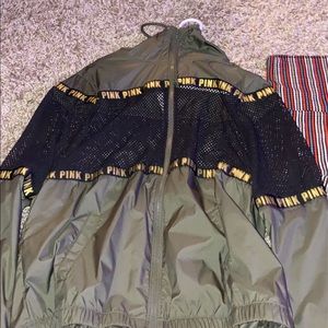 pink jacket